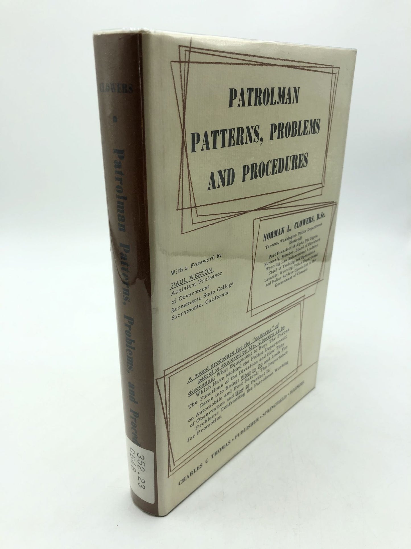 Patrolman Patterns, Problems And Procedures