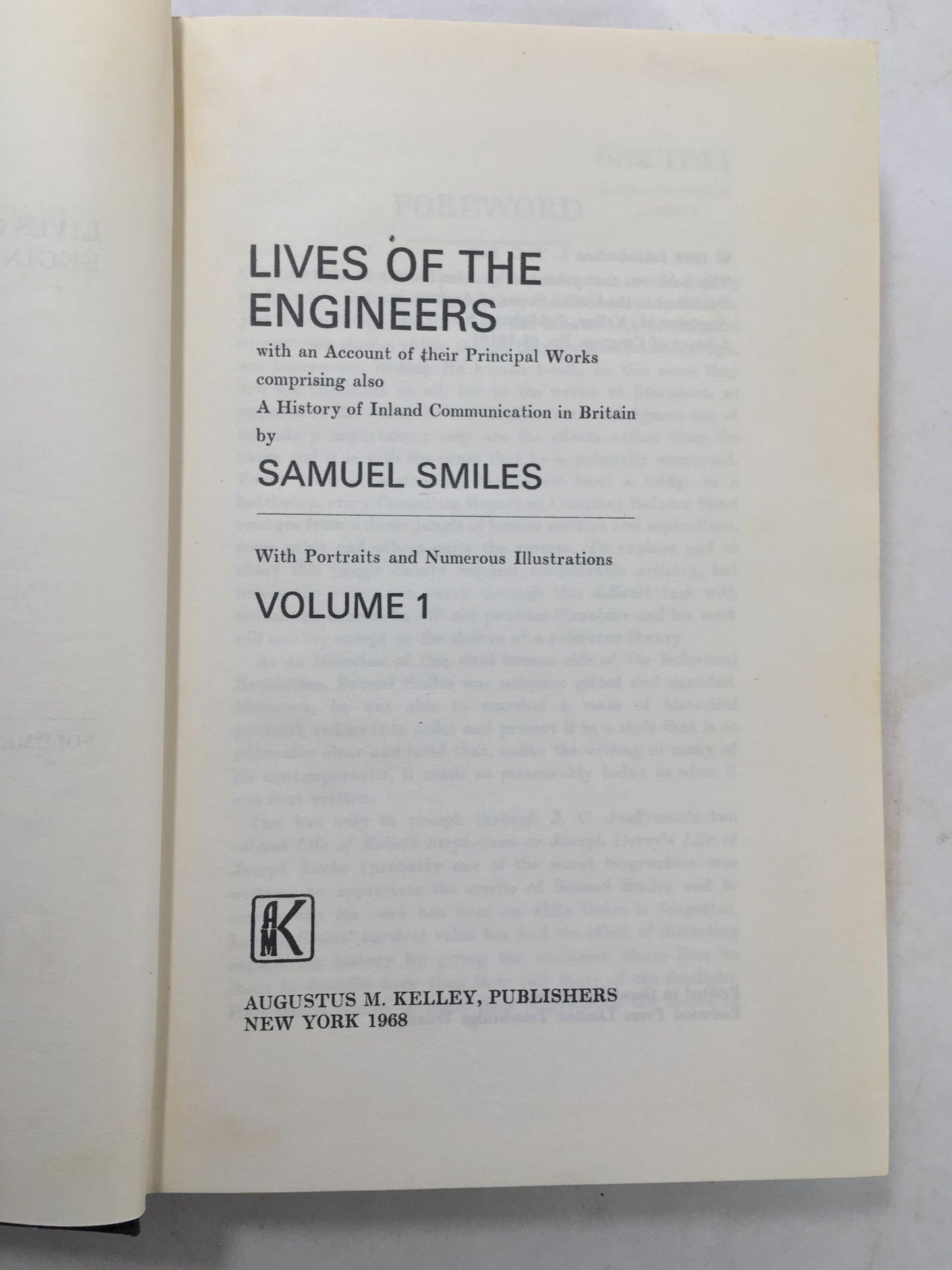 Lives Of The Engineers (3 Volumes)
