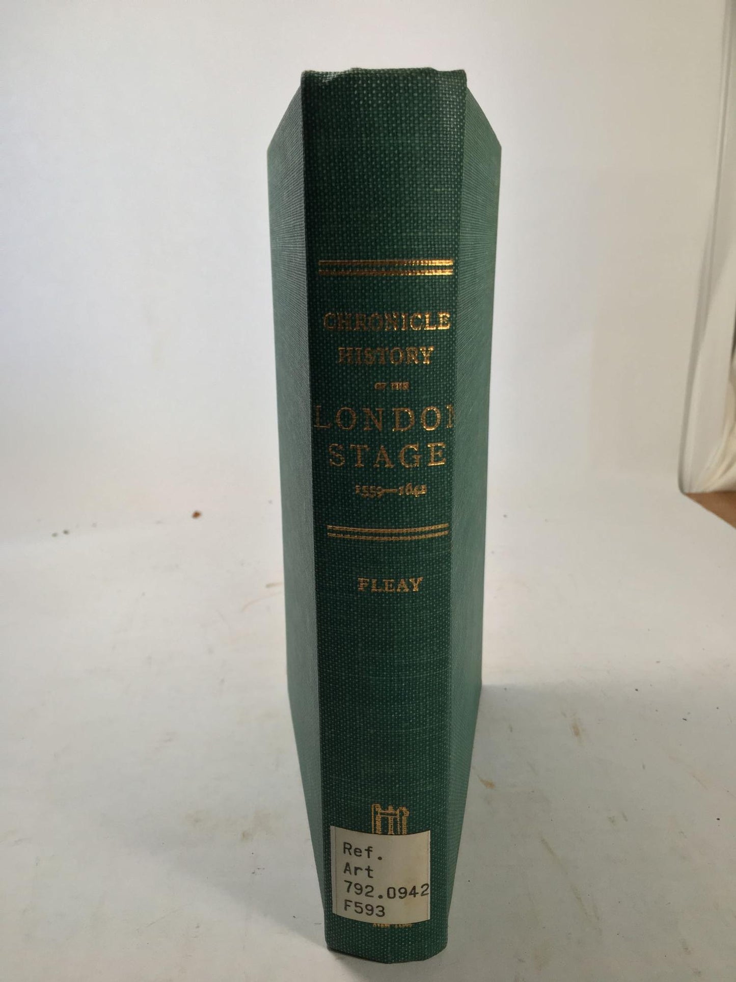 A Chronicle History Of The London Stage 1559-1642