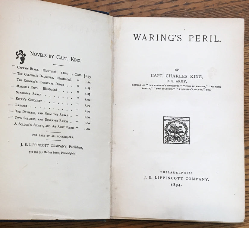 Waring's Peril