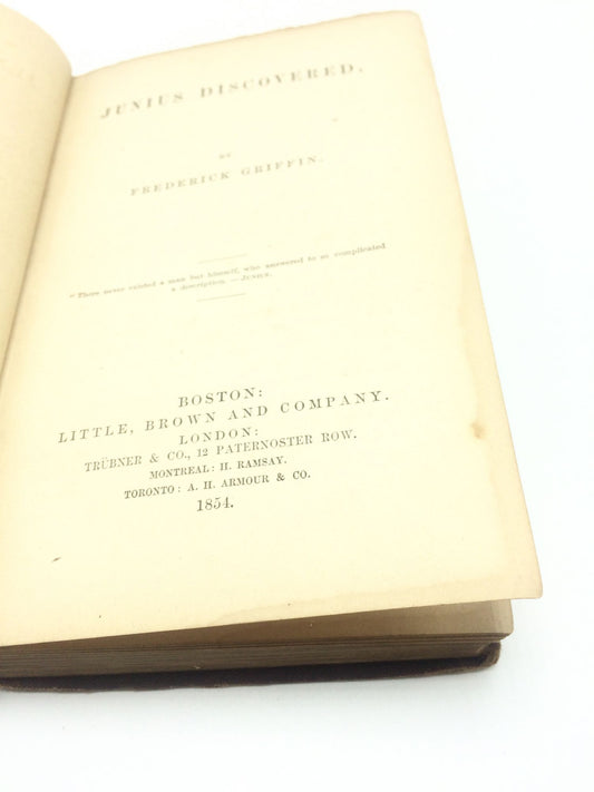 Junius Discovered