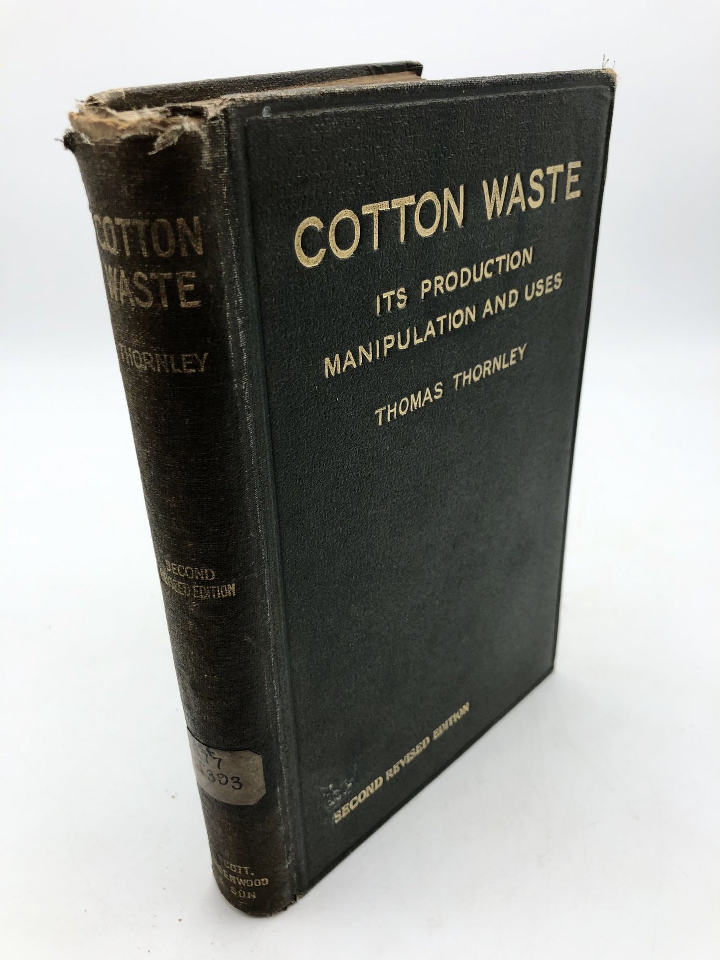 Cotton Waste: Its Production Manipulation And Uses