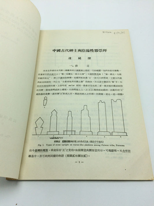 Ancestral Tablet And Genital Symbolism In Ancient China