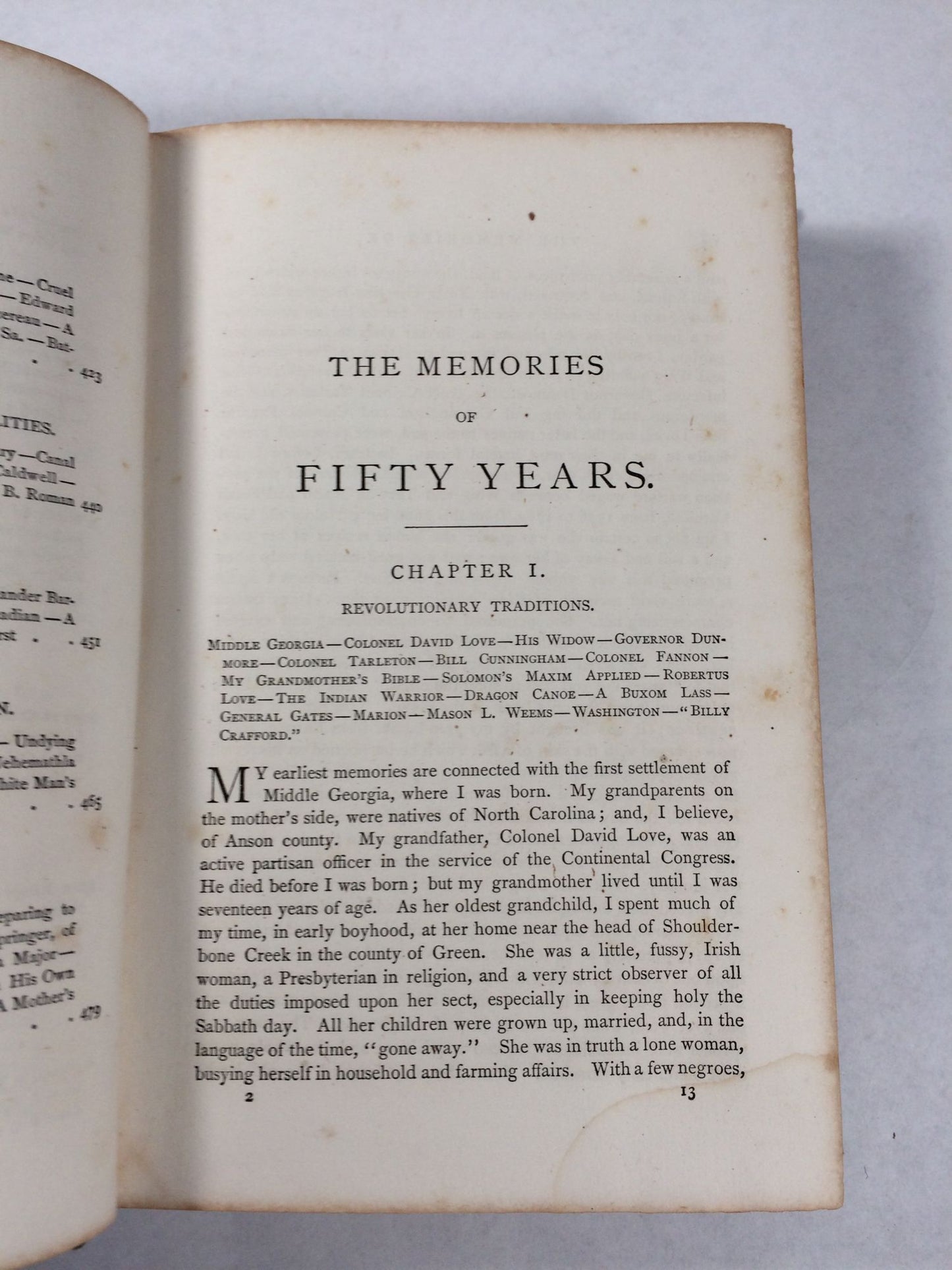 The Memories Of Fifty Years