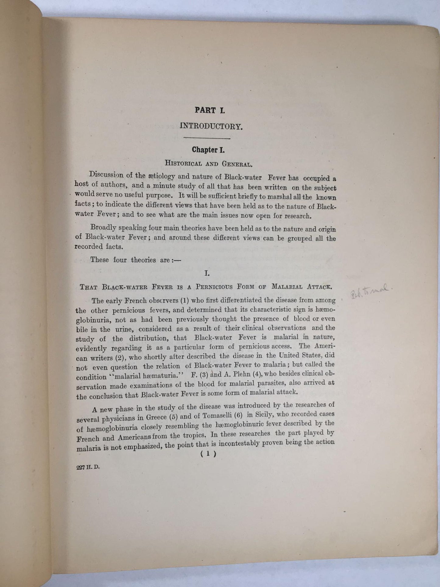 Scientific Memoirs By Officers Of The Medical And Sanitary Departments Of The Government Of India: Blackwater Fever