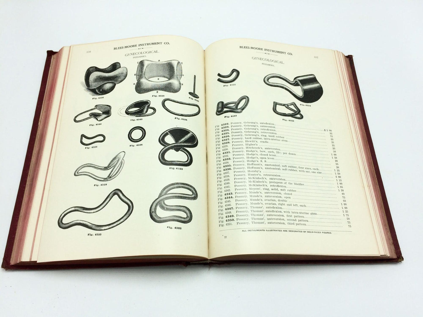 Blees-Moore Instrument Co. Surgical  Instruments