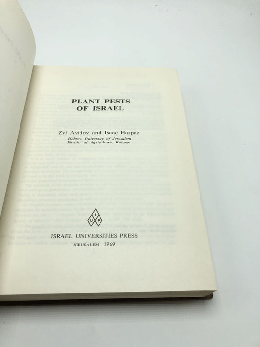 Plant Pests of Israel
