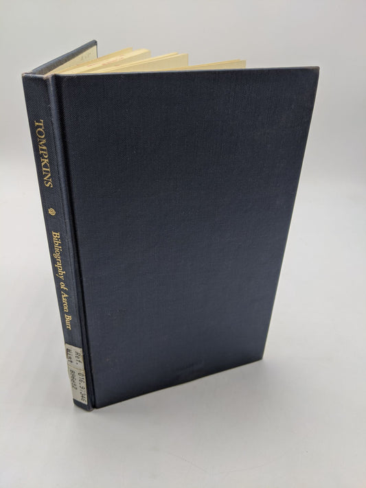 A List of Books Relating to Aaron Burr
