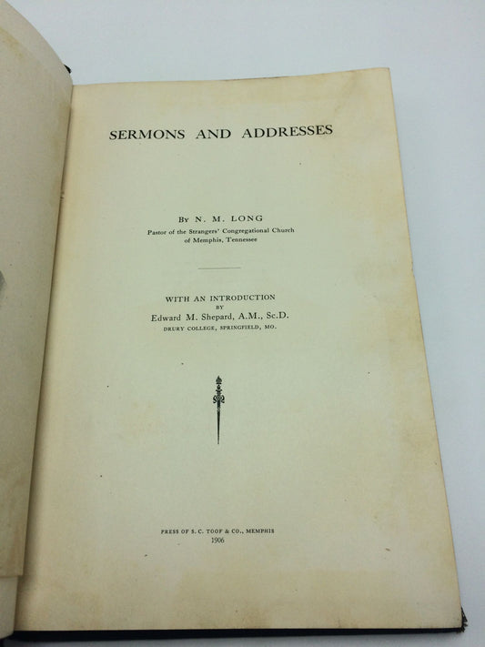 Sermons and Addresses