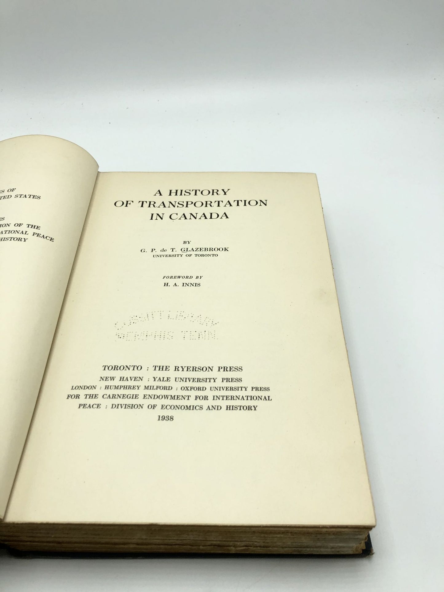 A History of Transportation in Canada