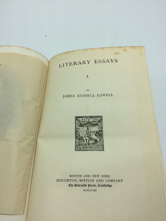 The Writings of James Russell Lowell, Prose and Poetical, complete in 10 volumes (Riverside Edition)
