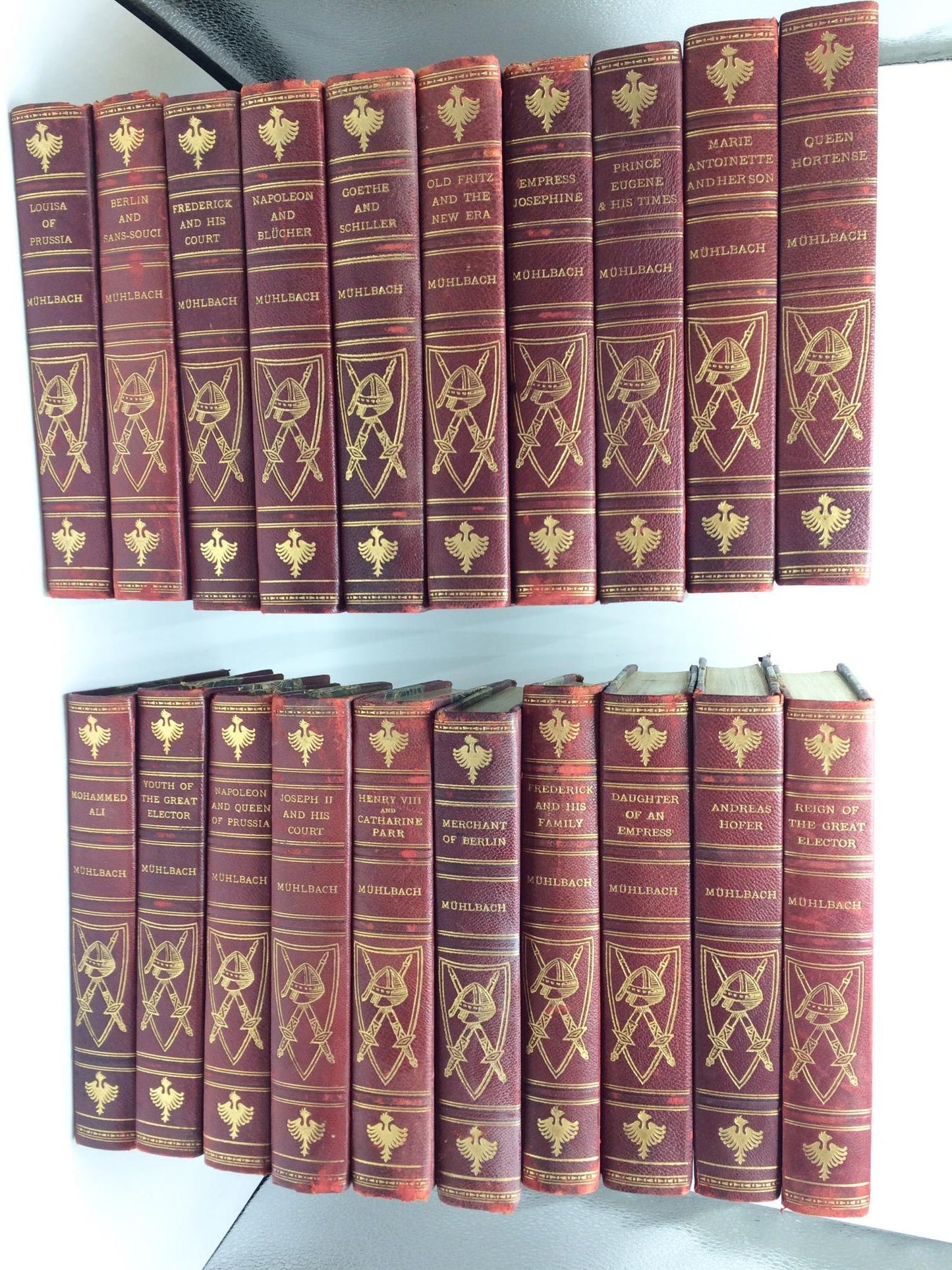 The Historical Fiction of Luise Muhlbach, 20 volumes