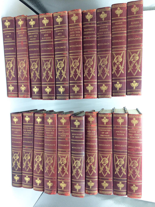 The Historical Fiction of Luise Muhlbach, 20 volumes