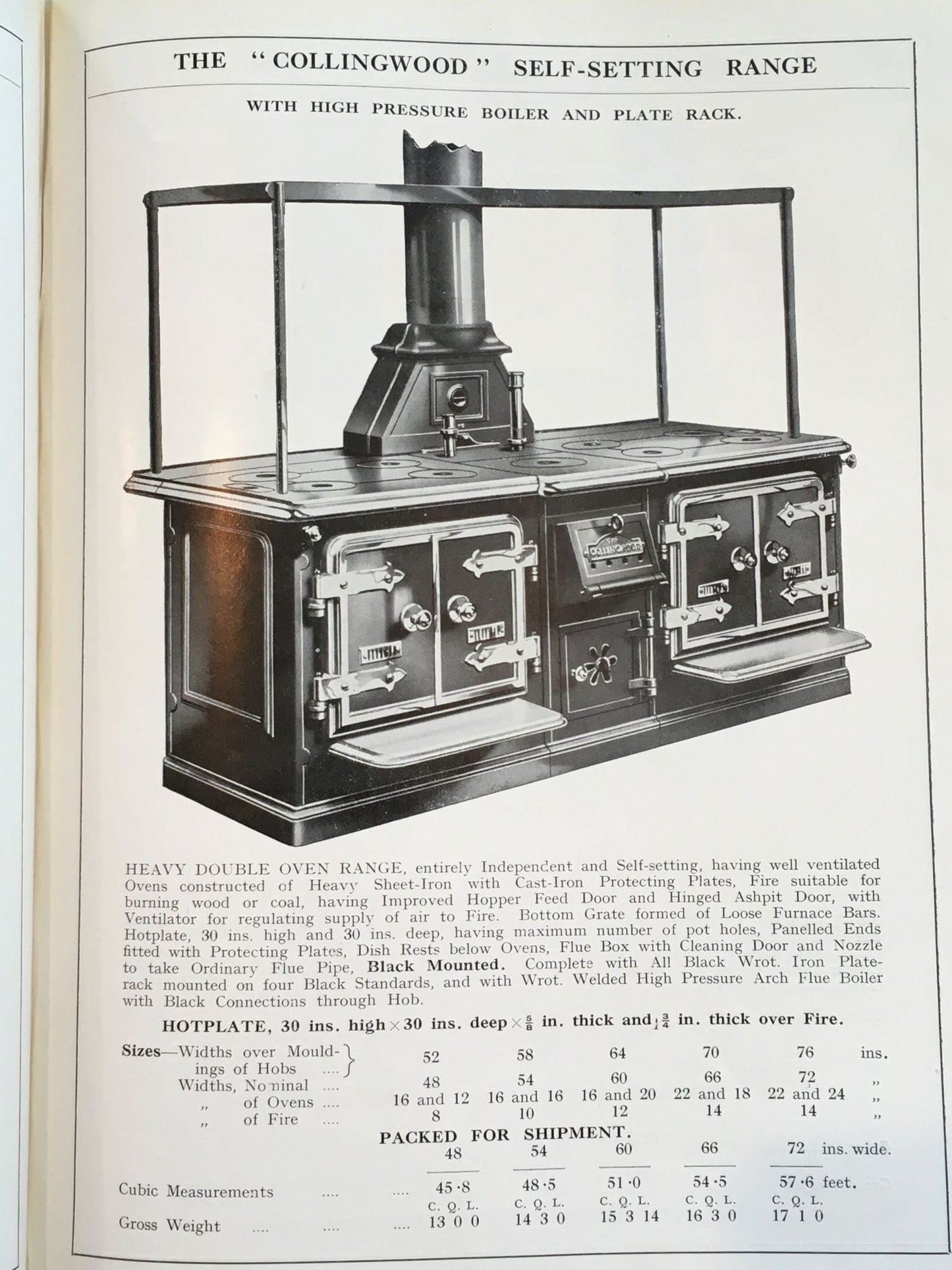 The Falkirk Iron Company, Export List No. 528
