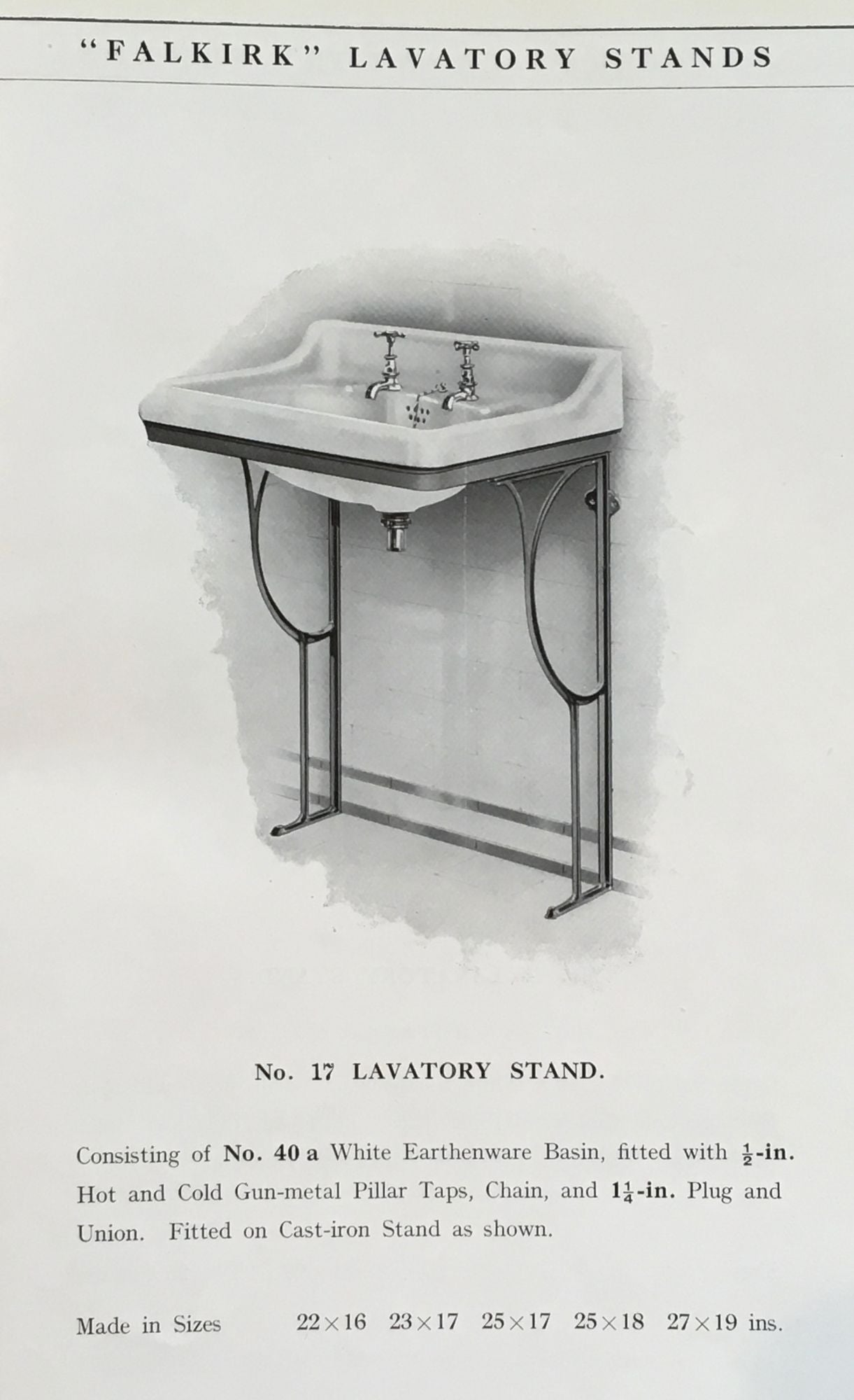 The Falkirk Iron Company, Export List No. 528