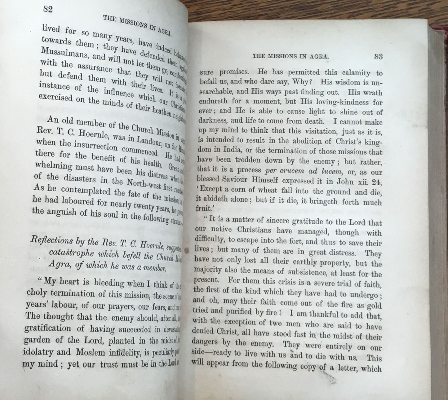 The Indian Church during the Great Rebellion: An Authentic Narrative of The Disasters that befell it; its sufferings; and faithfulness unto death of many of its European and Native members