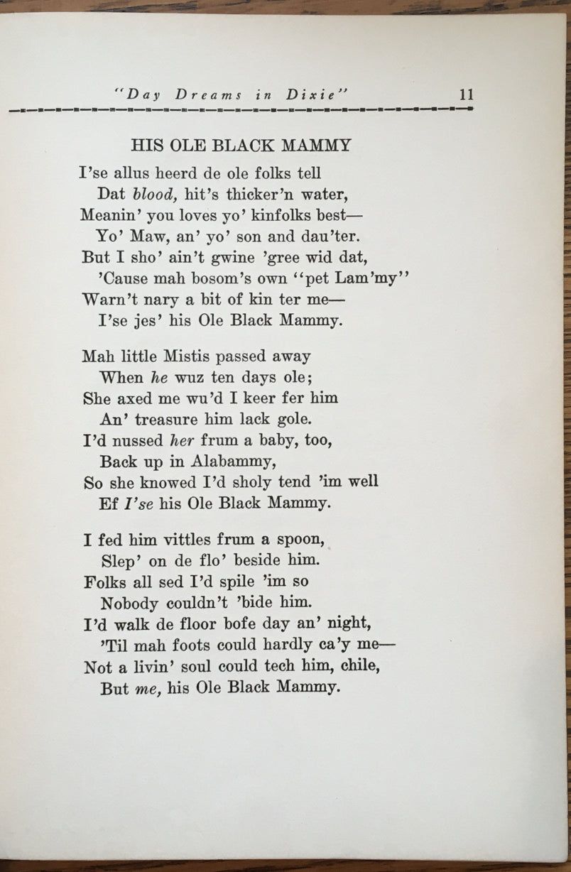 Day Dreams in Dixie