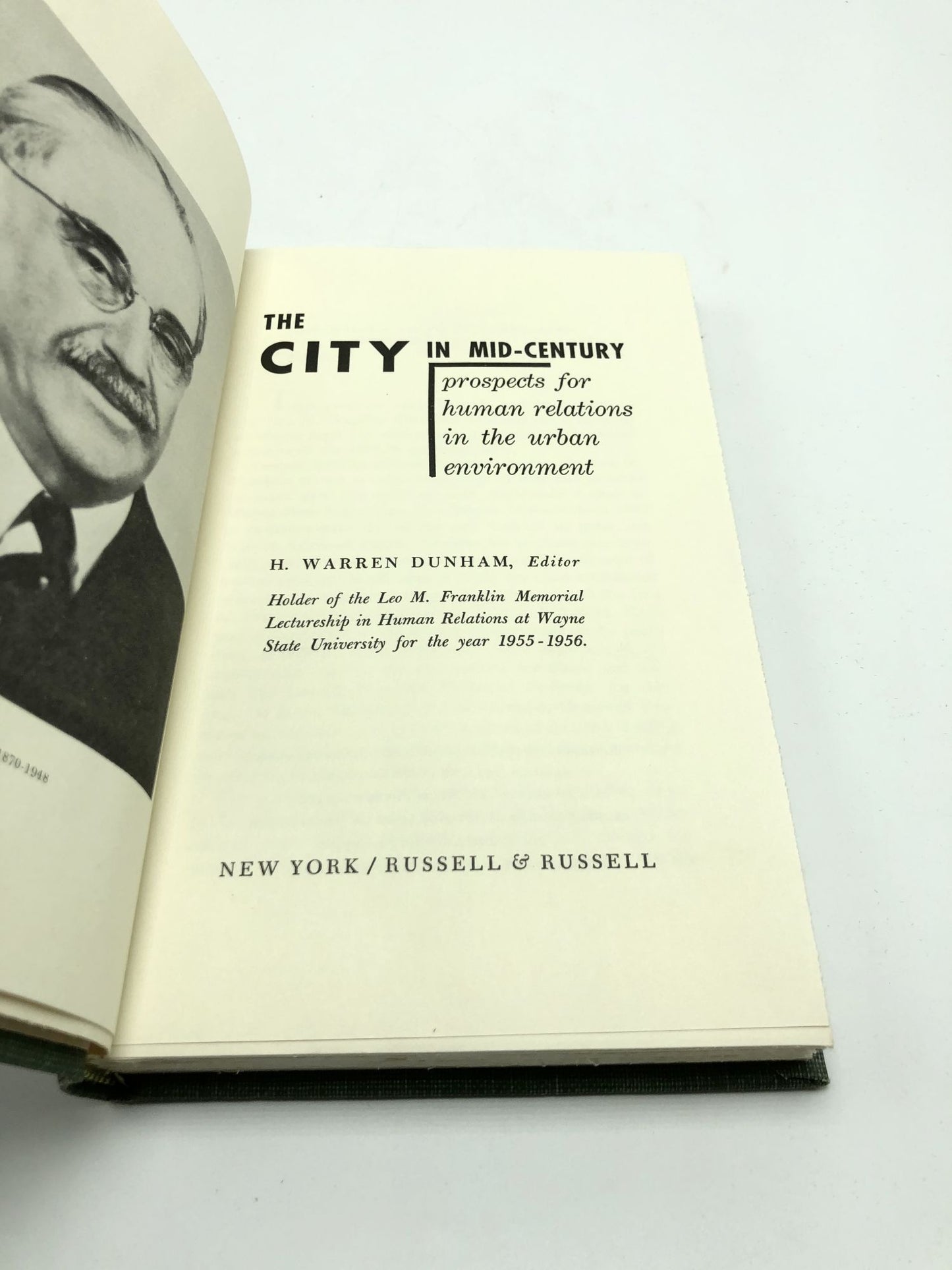 The City in Mid-Century: Prospects for Human Relations in the Urban Environment