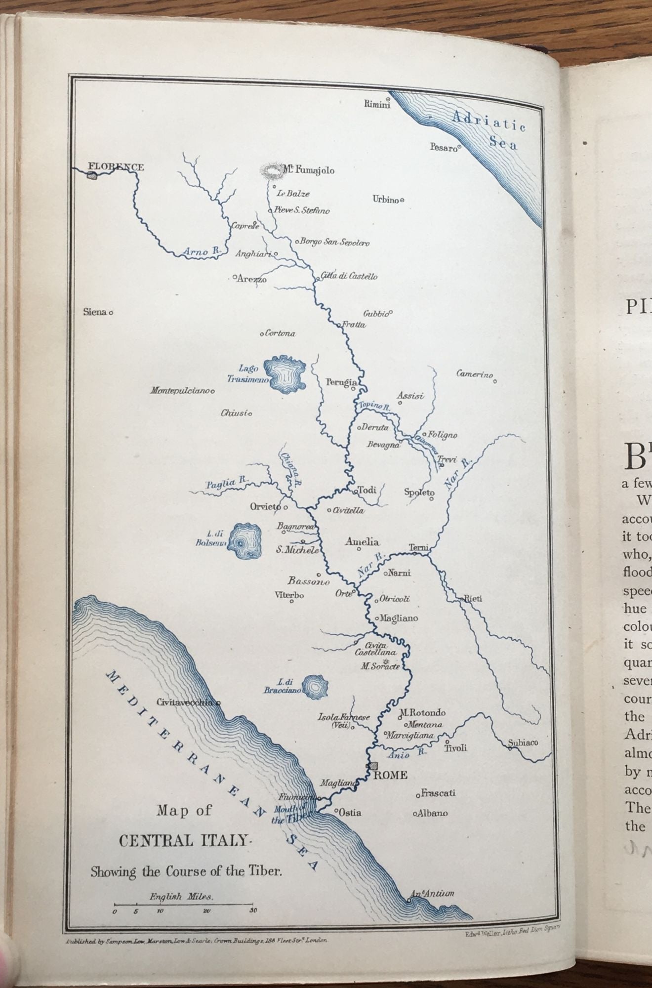 The Pilgrimage of the Tiber, from its Mouth to its Source: With some account of its tributaries. Second edition, revised