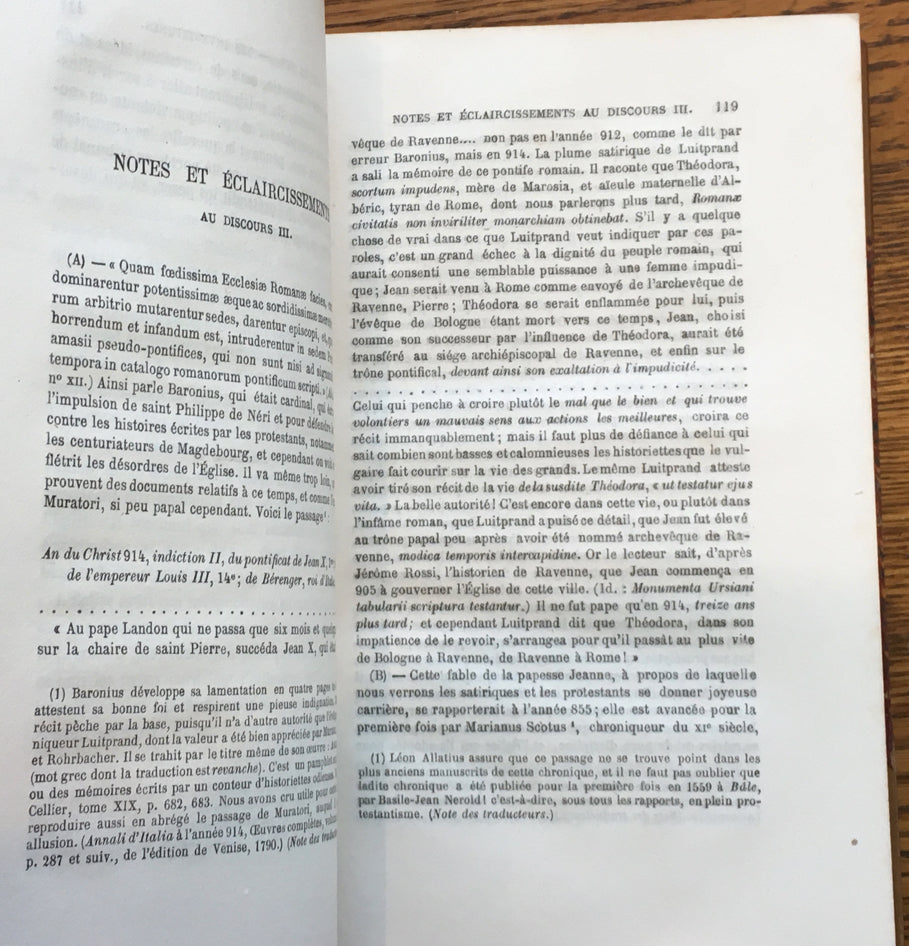 Le Reforme en Italie: Les Precurseurs, Discours Historiques