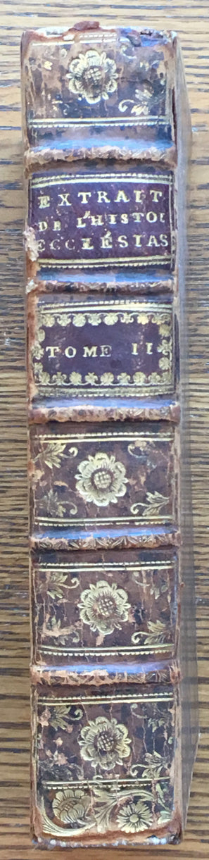 Extraits de l'Histoire Ecclesiastique Tome II -- unique copy, handwritten book