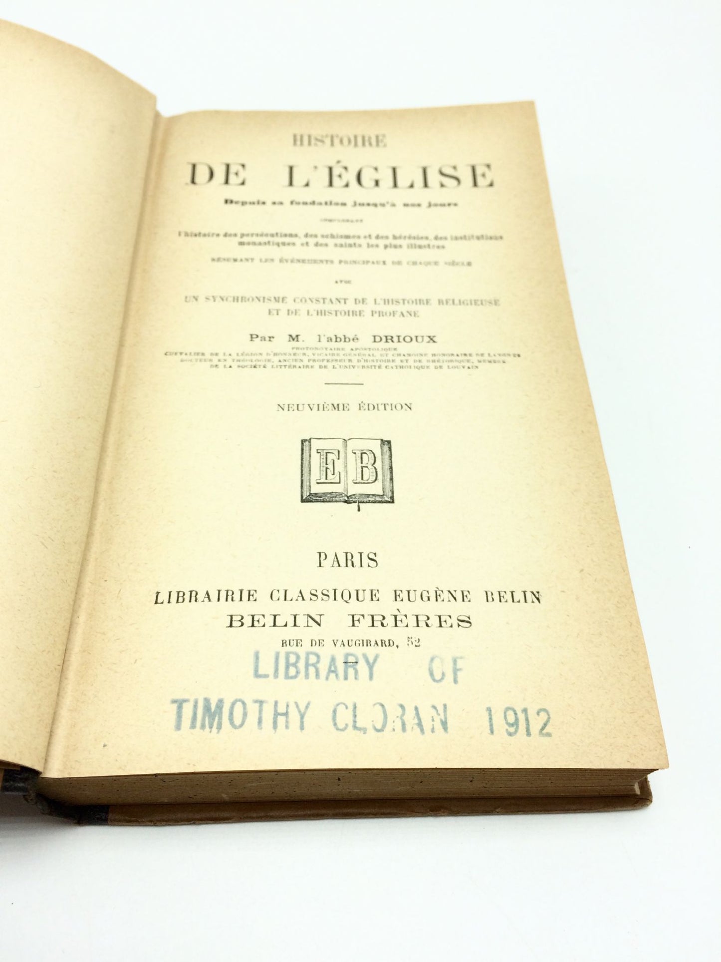 Histoire De L'eglise