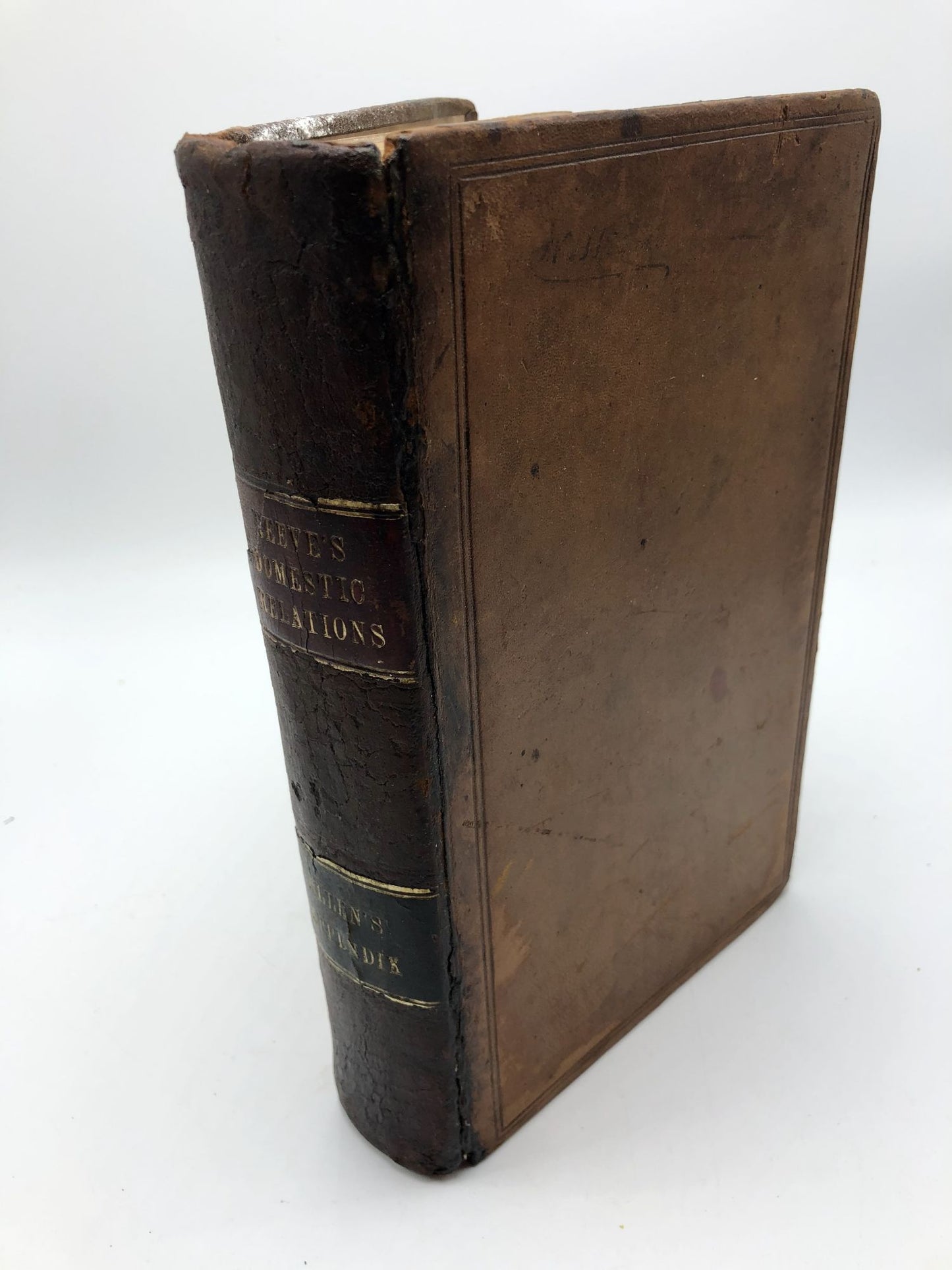 Law of Baron and Femme, of Parent and Child, Guardian and Ward, Master and Servant, and of the Powers of Courts of Chancery; with an Essay on the Terms Heir, Heirs, and Heirs of the Body