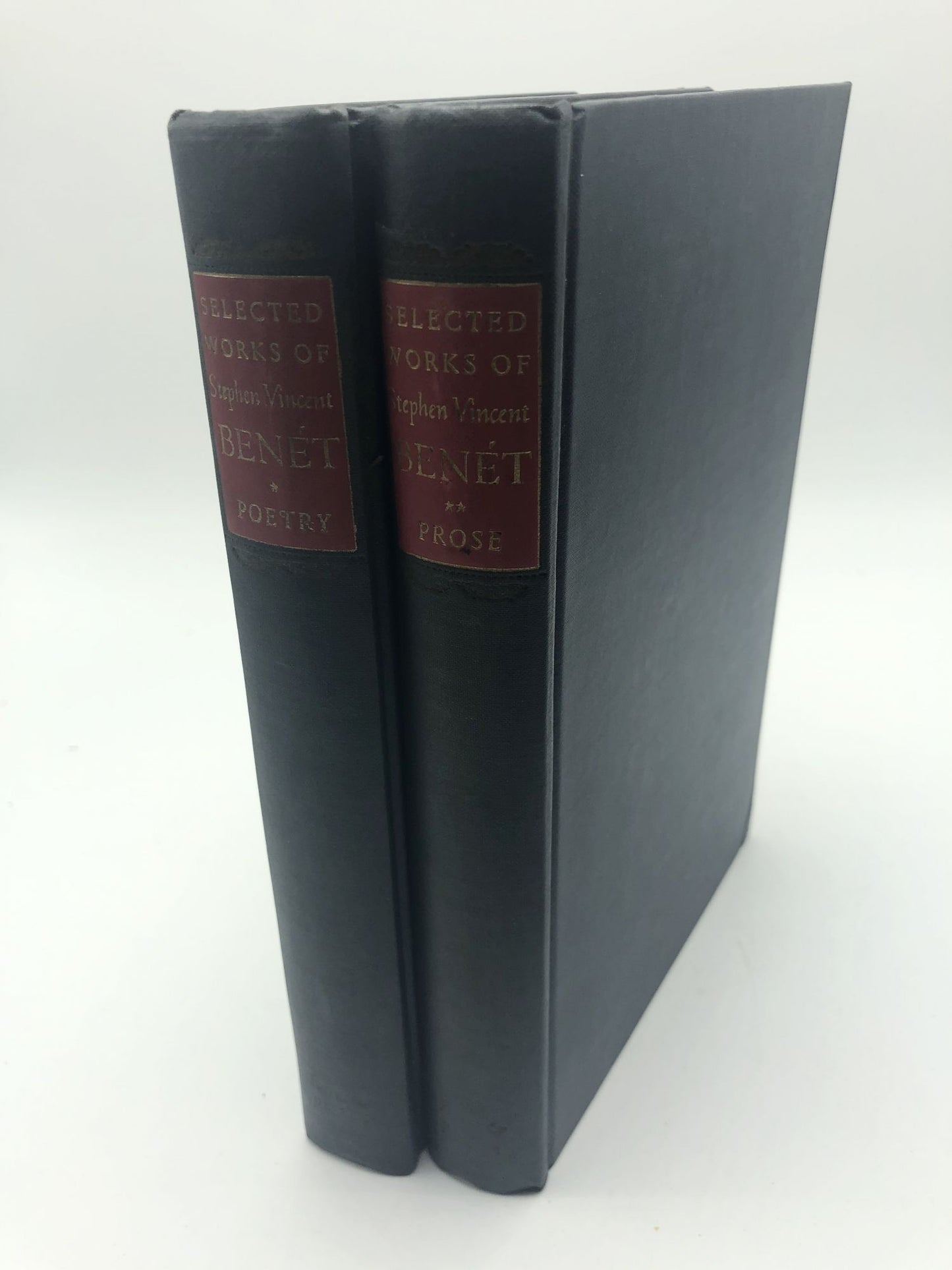 Selected Works of Stephen Vincent Benét: Volume One: Poetry Volume Two: Prose (2 Volumes Complete)