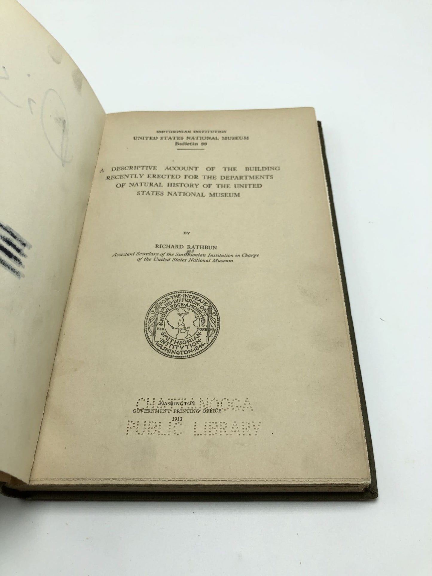 A Descriptive Account of the Building Recently Erected for the Departments of Natural History of the United States National Museum