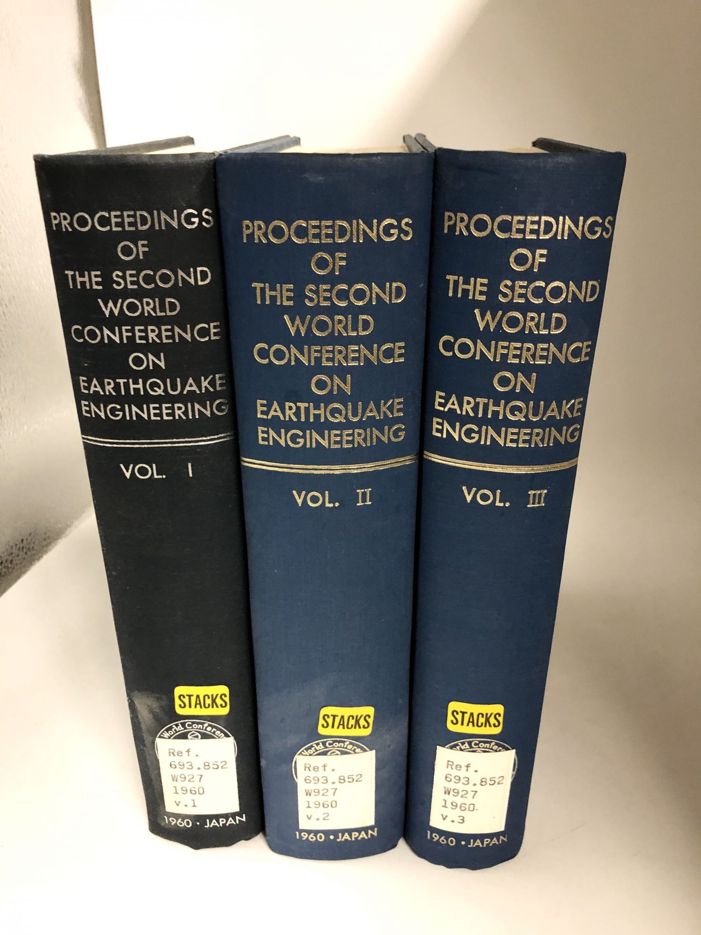 Proceedings of the Second World Conference on Earthquake Engineering: Tokyo and Kyoto, Japan, July 11-18, 1960 (3 Volume Set)