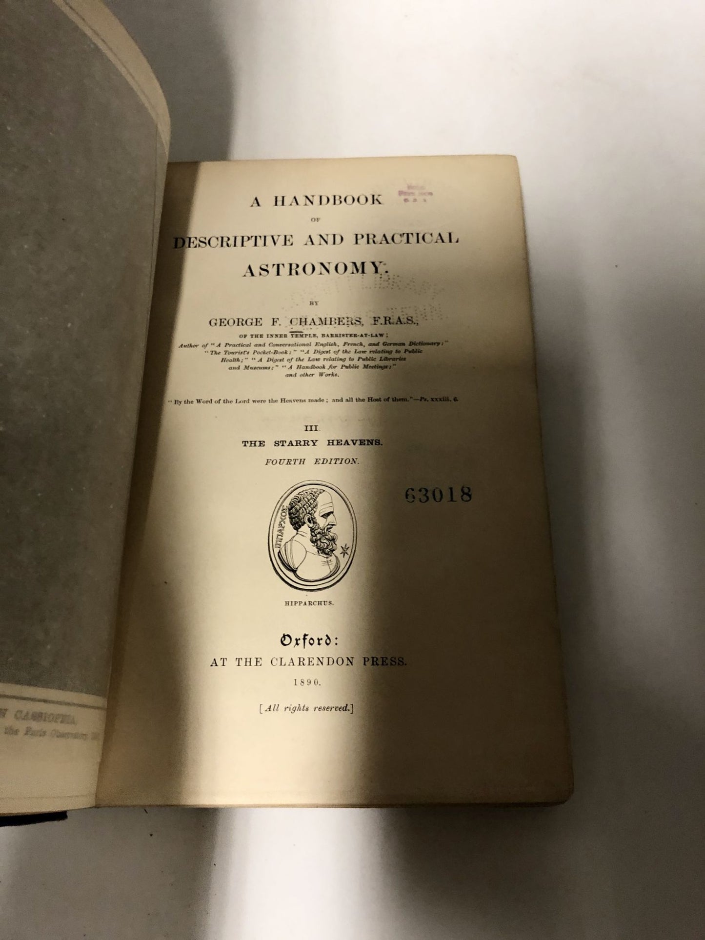 A Handbook of Descriptive and Practical Astronomy. (3 Volumes) Volume I. The Sun, Planets, and Comets; Volume II. Instuments and Practical Astronomy; Volume III. The Starry Heavens