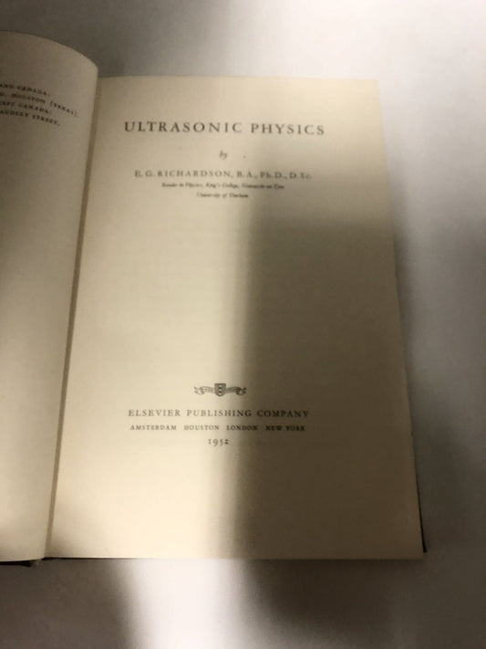Ultrasonic Physics