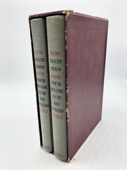1962 - 1963 Collected Papers In Medicine From The Mayo Clinic And The Mayo Foundation, Volume 54, 1963-1964 Collected Papers In Medicine From The Mayo Clinic And The Mayo Foundation, Volume 55 (2 Volumes)