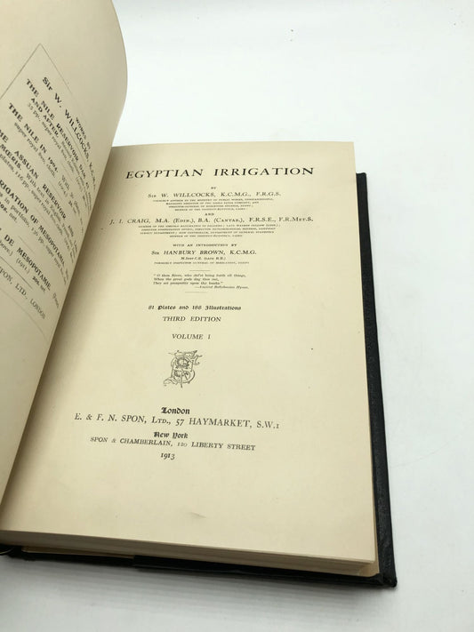 Egyptian Irrigation (2 Volumes)