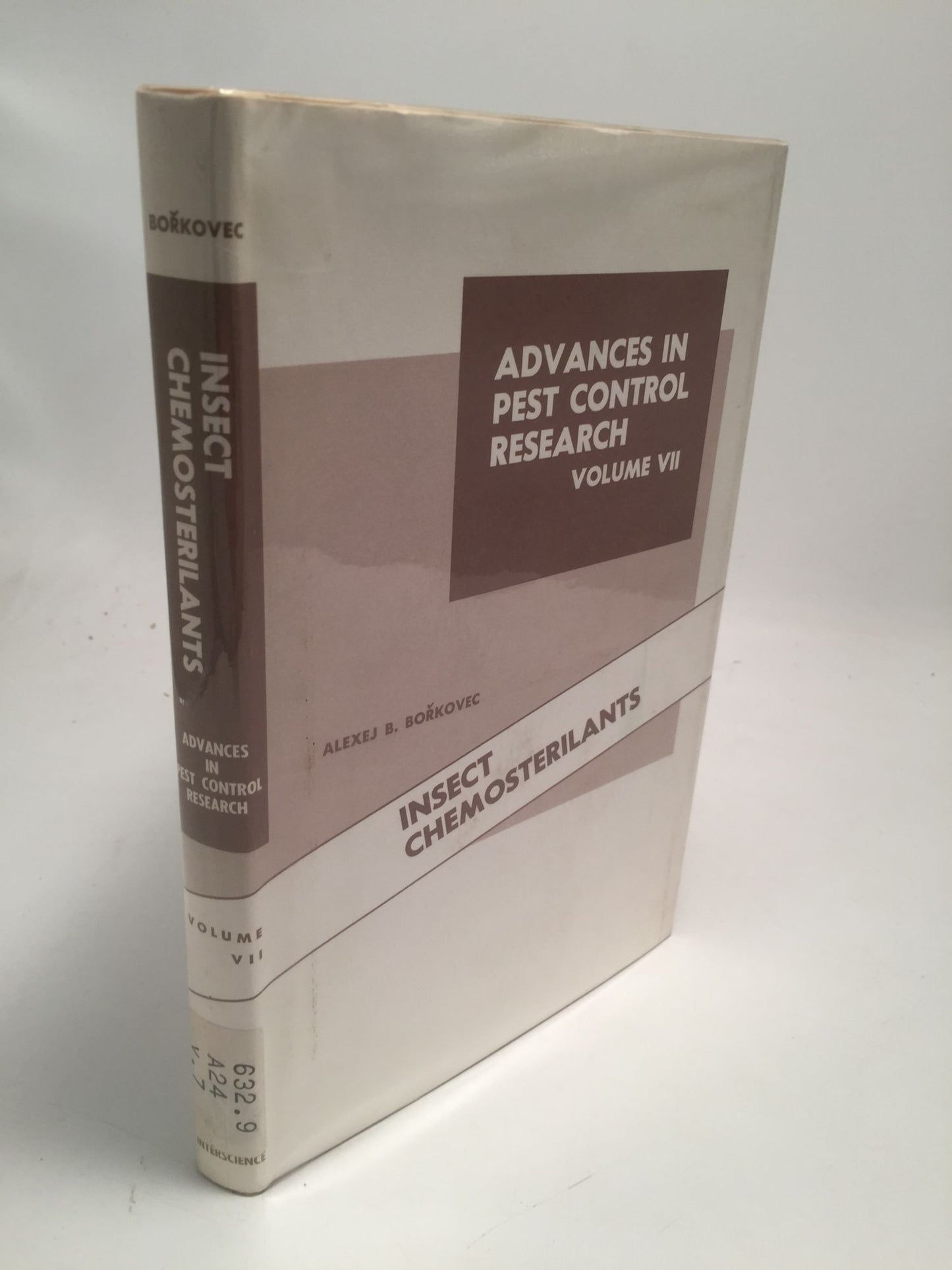Insect Chemosterilants: Advances in Pest Control Research Volume VII.