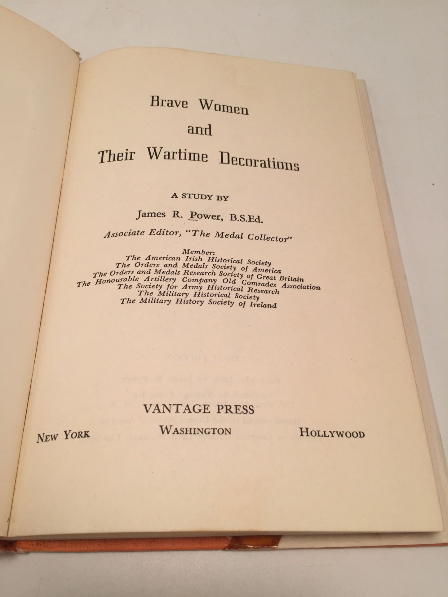 Brave Women and their Wartime Decorations: A Footnote to History