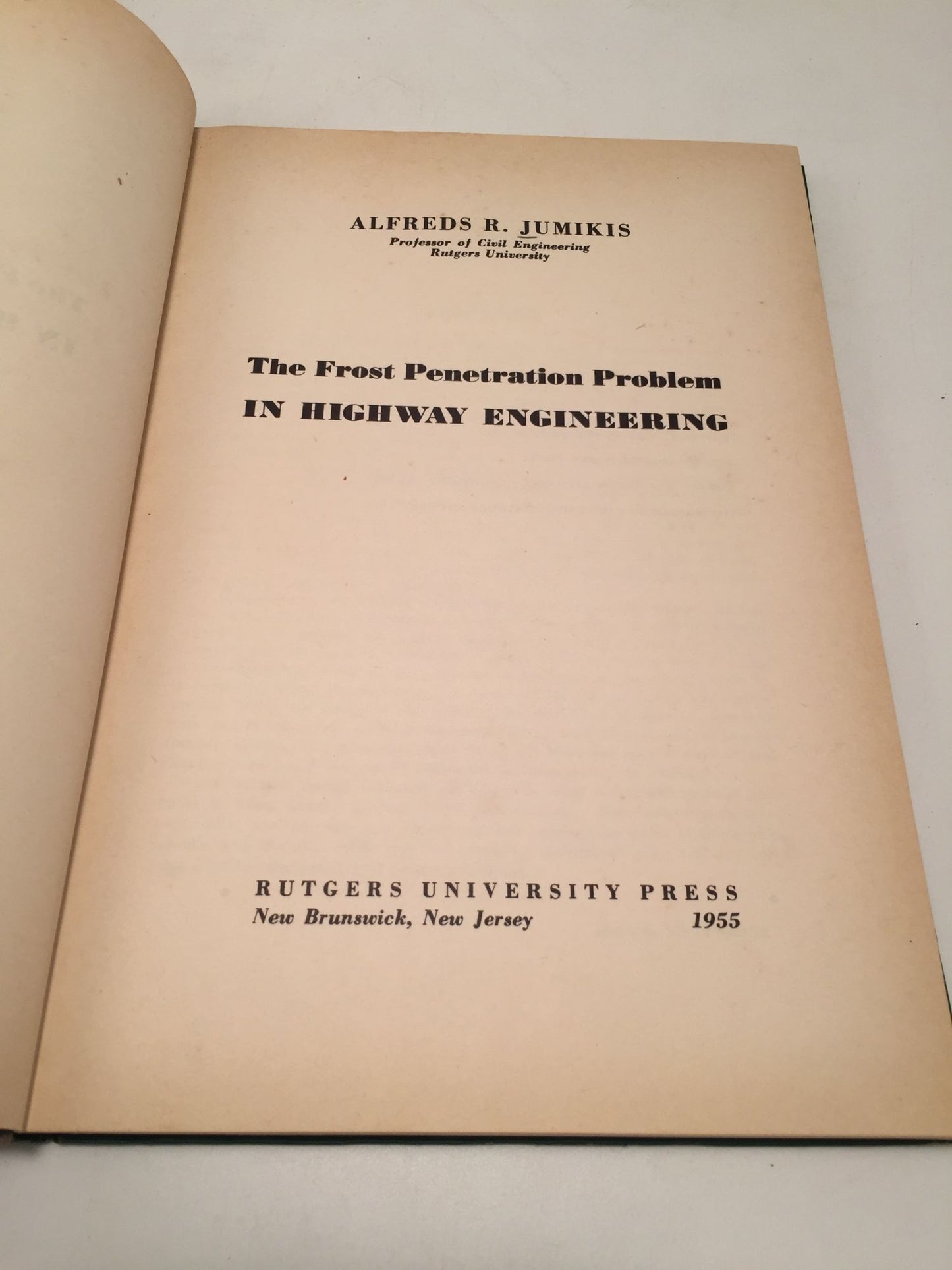 The Frost Penetration Problem In Highway Engineering