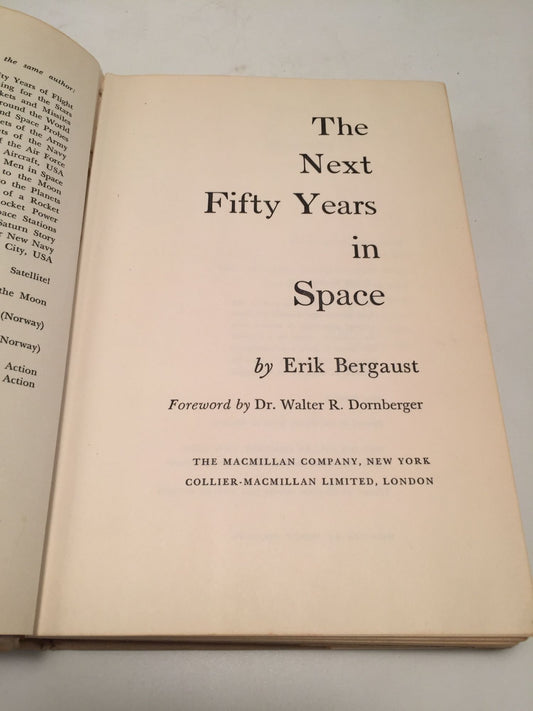 The Next Fifty Years in Space