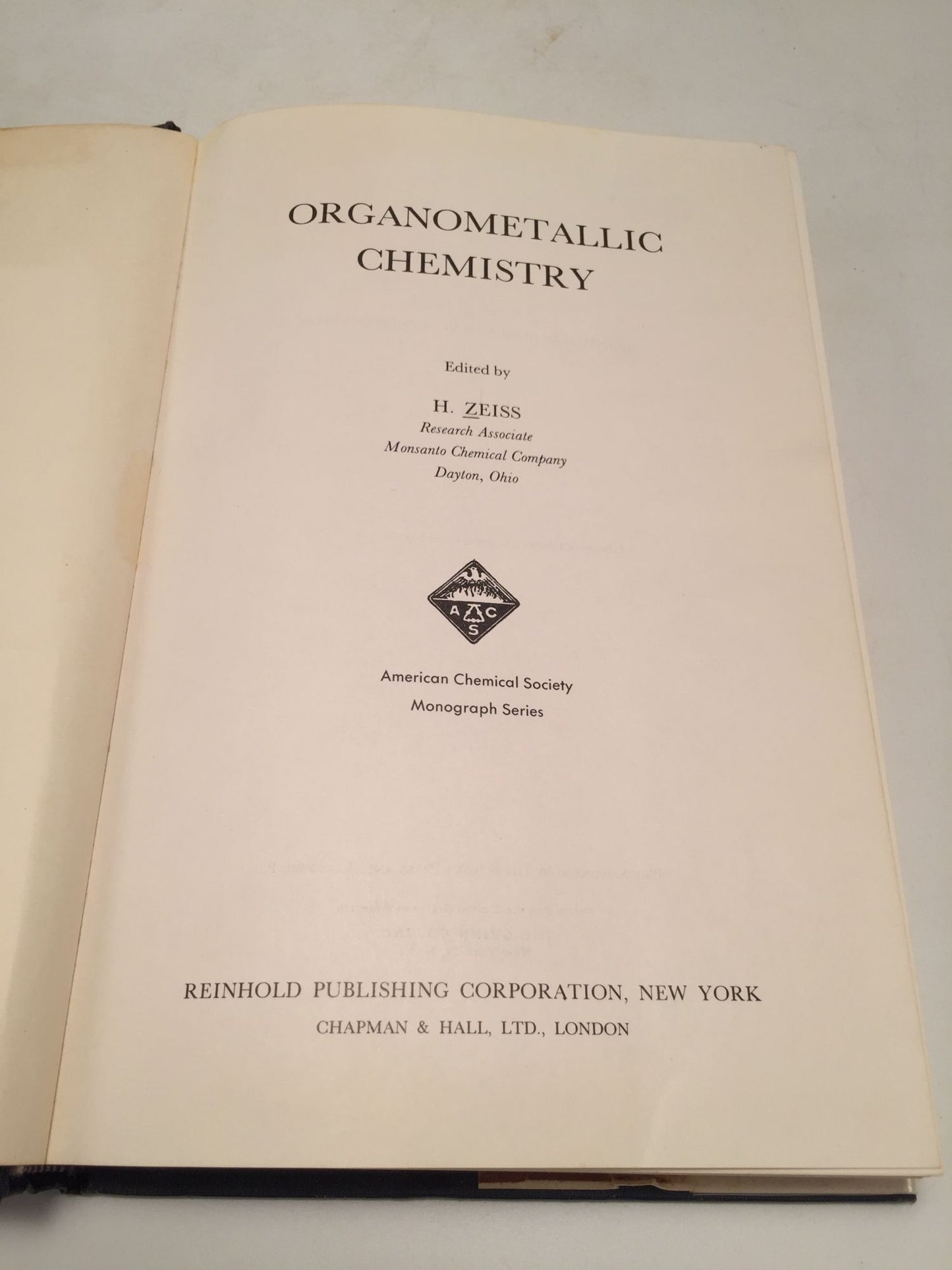 Organometallic Chemistry