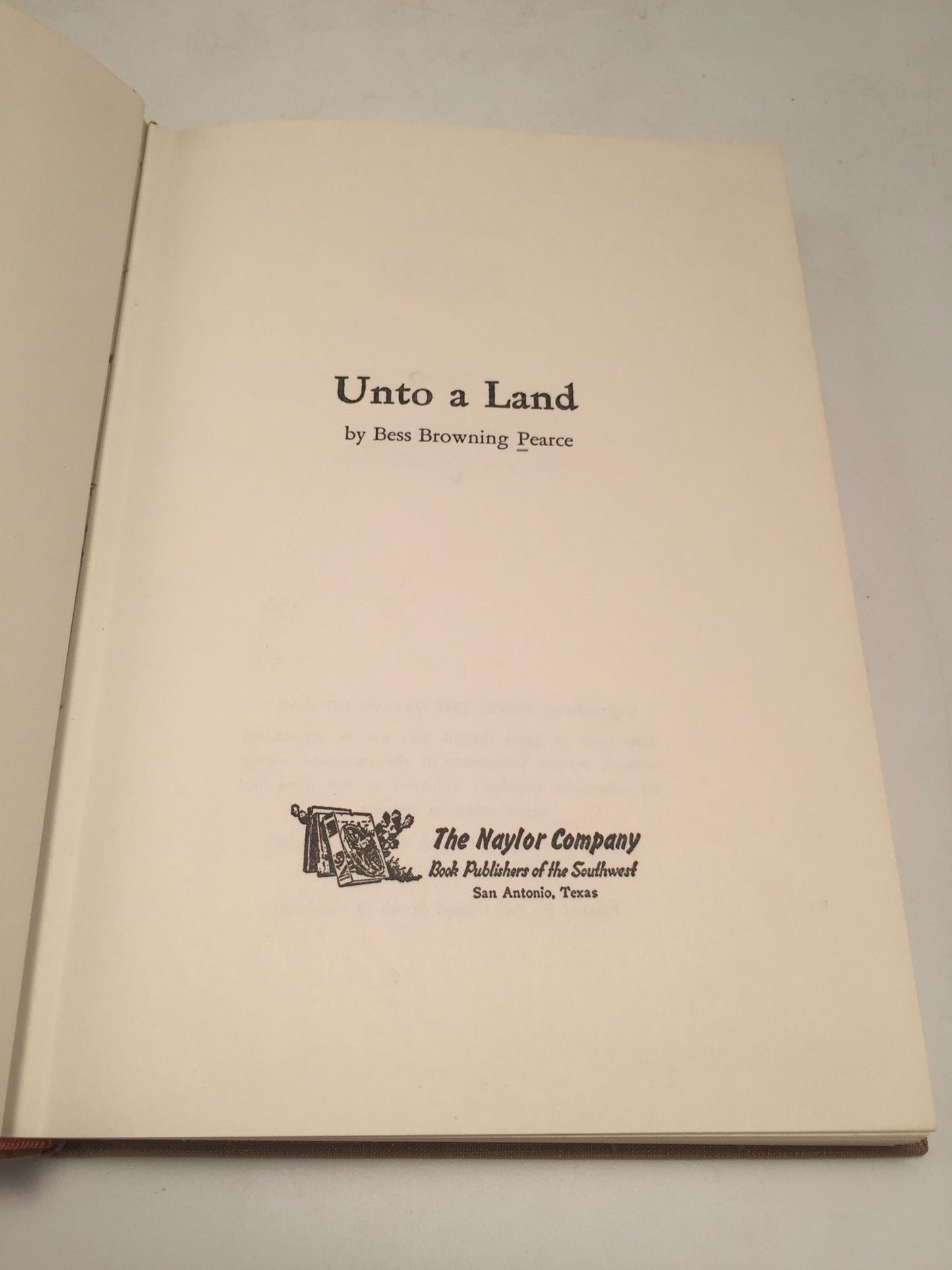 Unto A Land