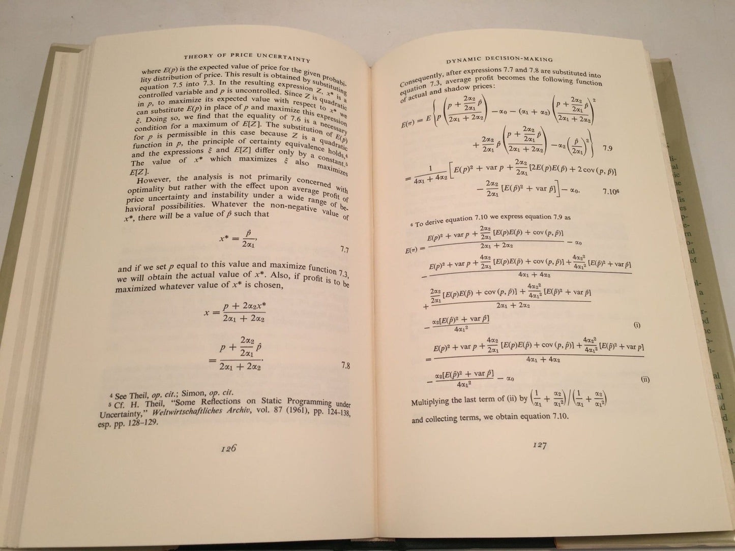 The Theory of Price Uncertainty, Production, and Profit