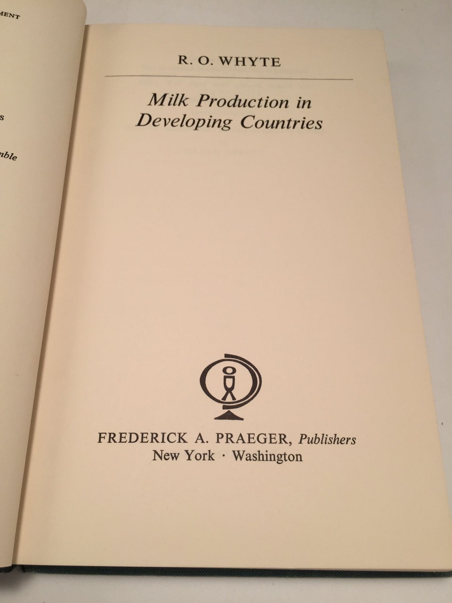 Milk Production in Developing Countries