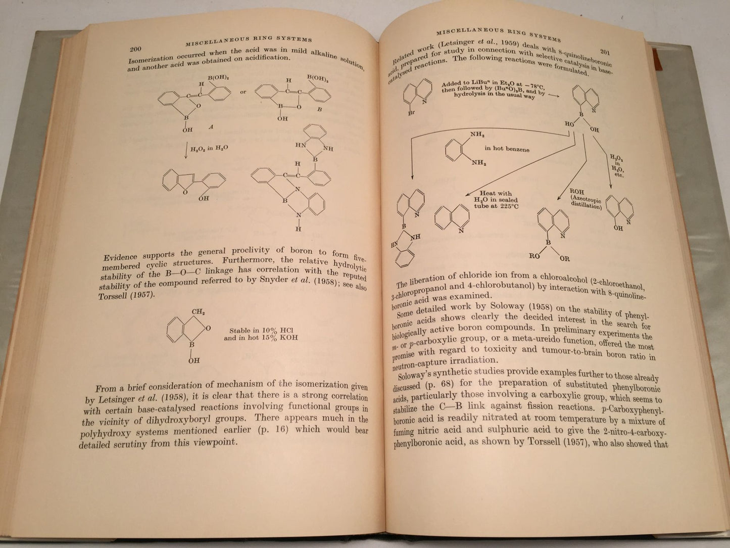 The Organic Chemistry of Boron