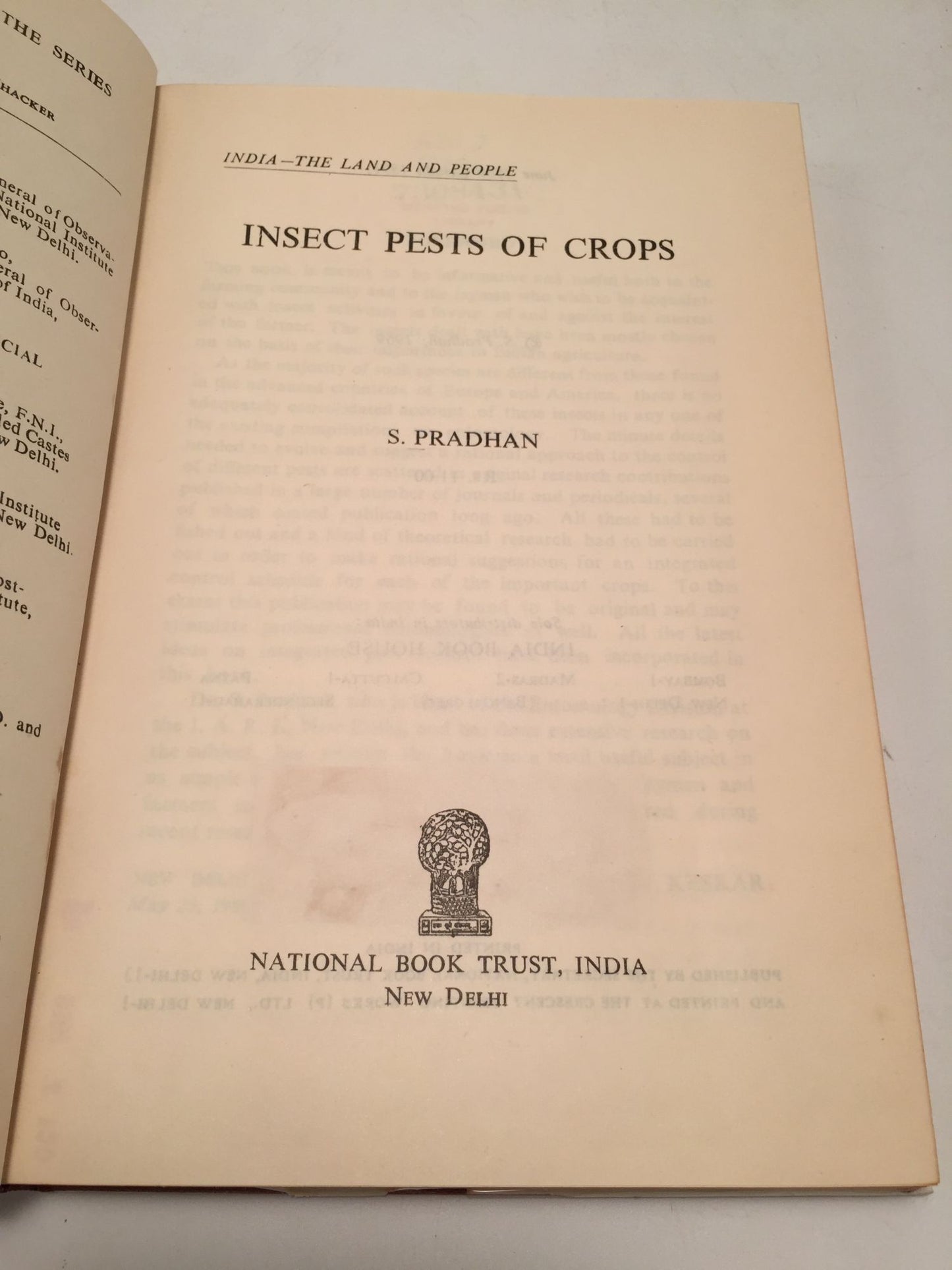Insect Pests of Crops