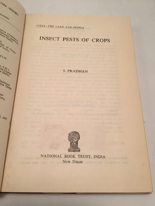 Insect Pests of Crops
