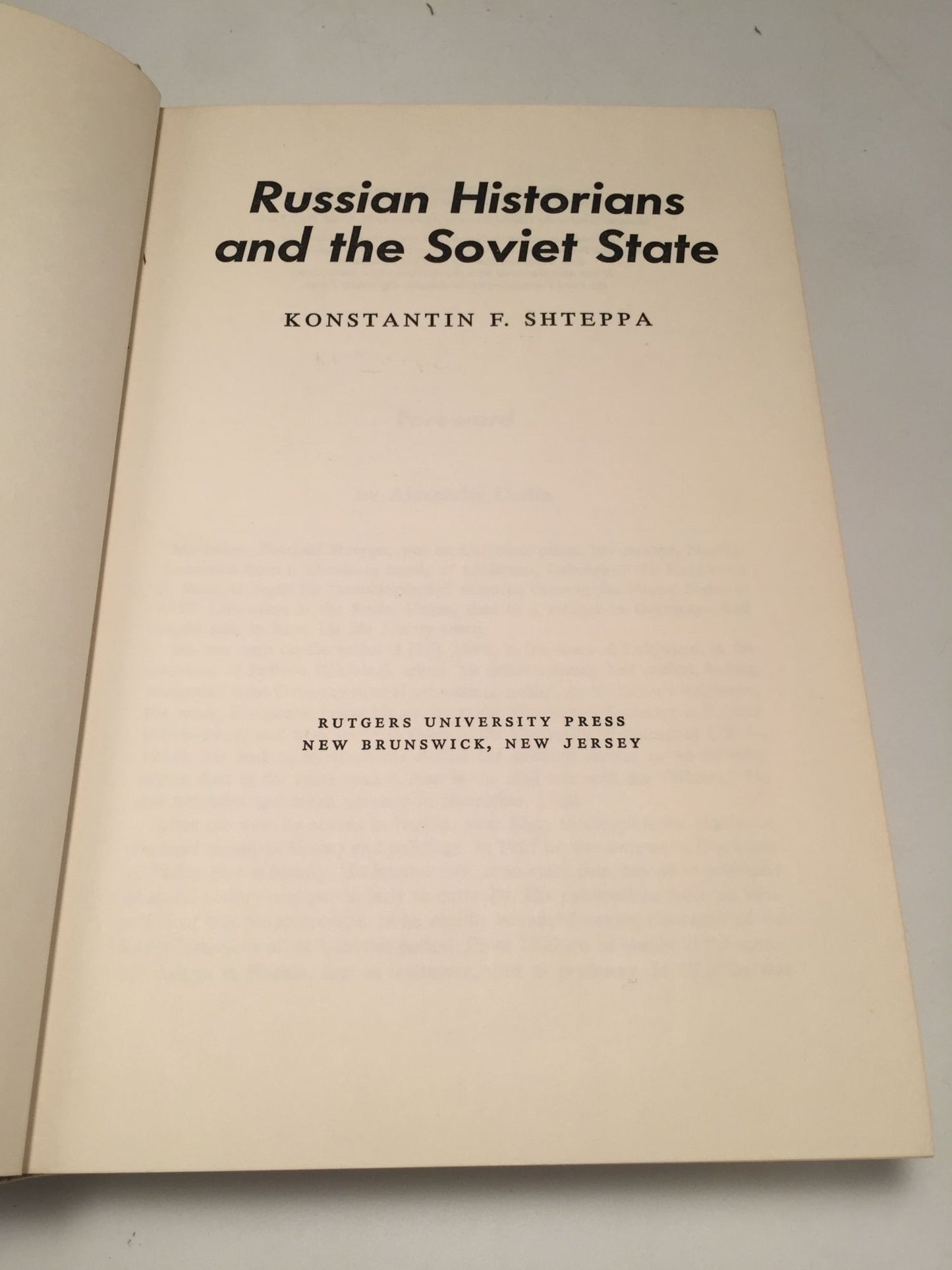 Russian Historians and the Soviet State