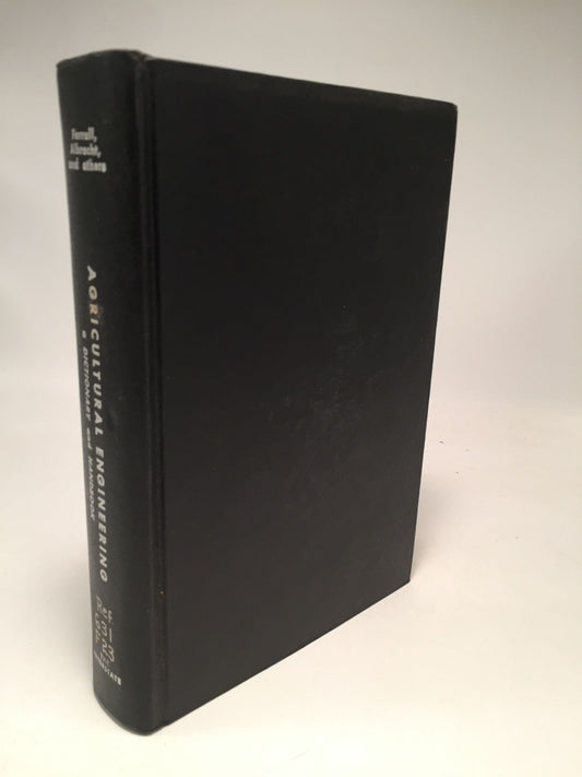 Agricultural Engineering: A Dictionary and Handbook