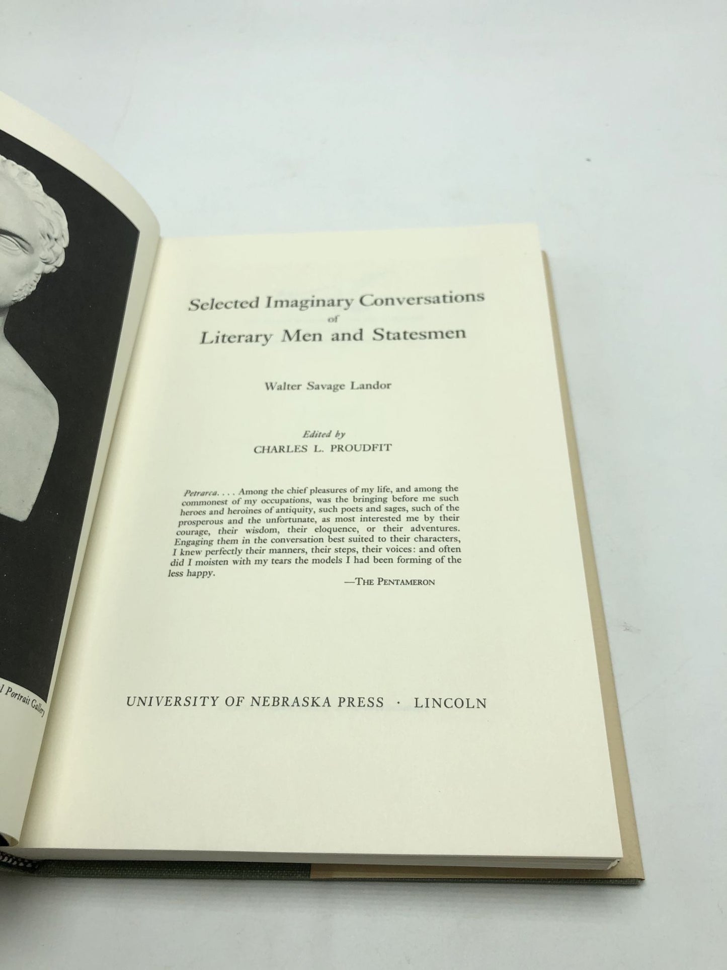 Selected Imaginary Conversations of Literary Men and Statesmen
