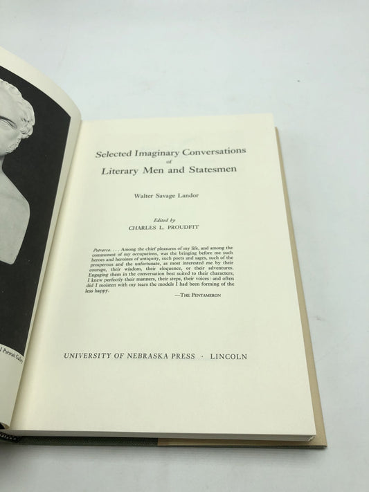 Selected Imaginary Conversations of Literary Men and Statesmen