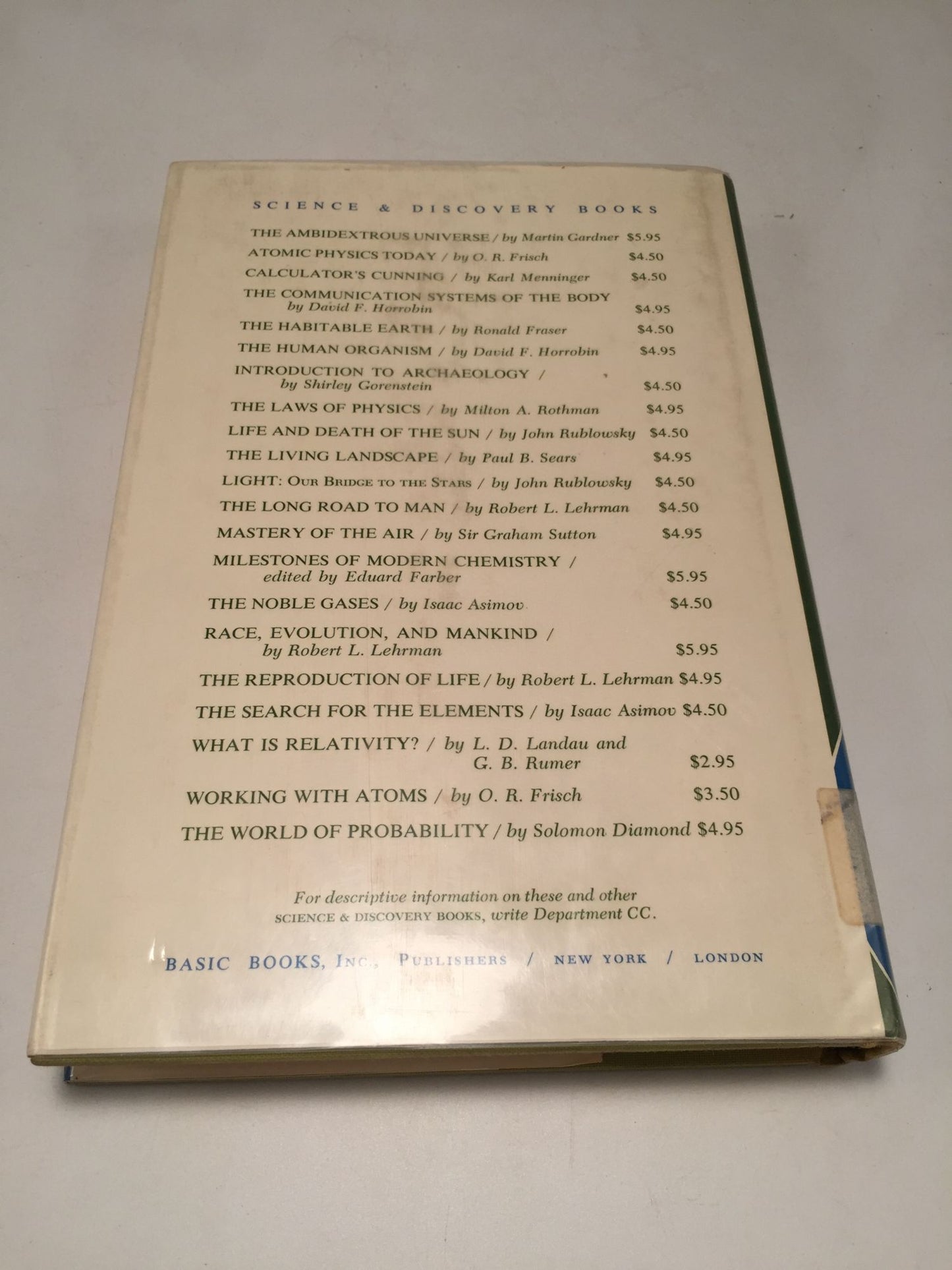 Milestones of Modern Chemistry: Original Reports of the Discoveries